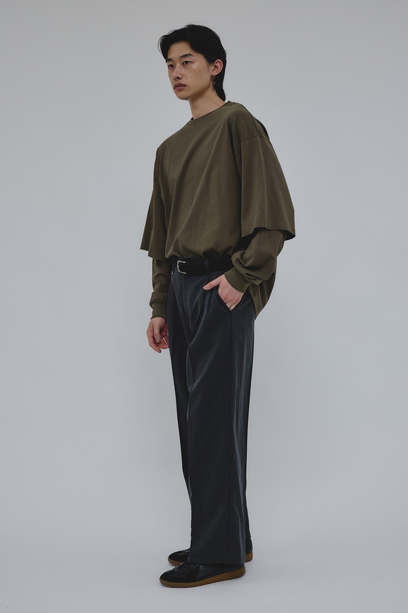 レイヤードロングスリーブT 詳細画像 KHA 3