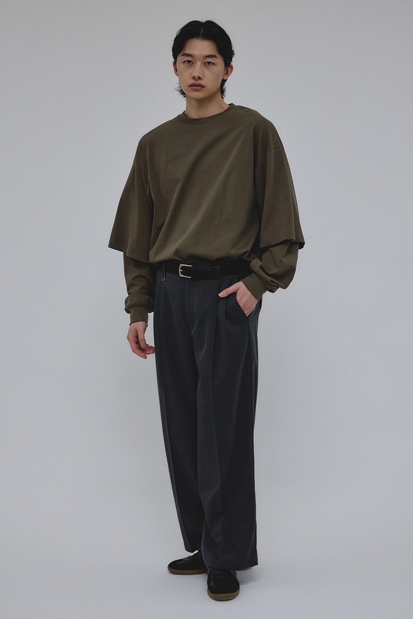 レイヤードロングスリーブT 詳細画像 KHA 4