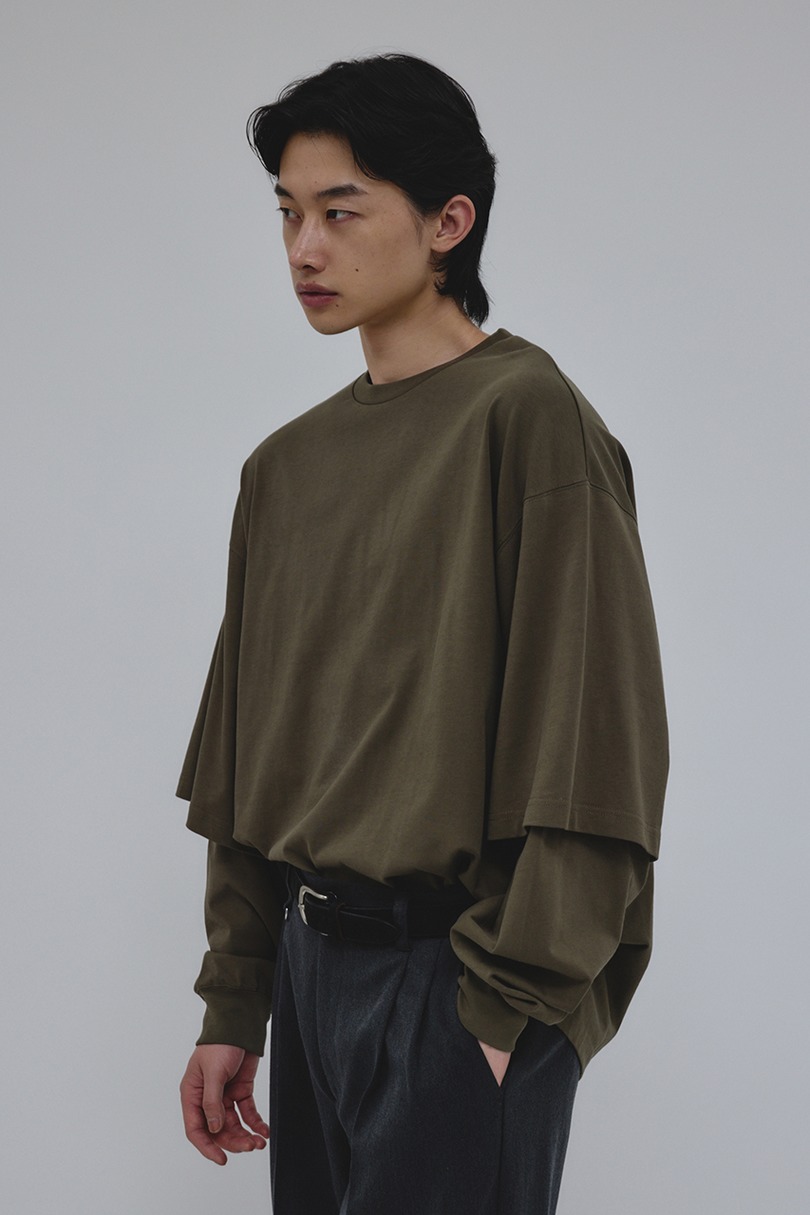 レイヤードロングスリーブT 詳細画像 KHA 9