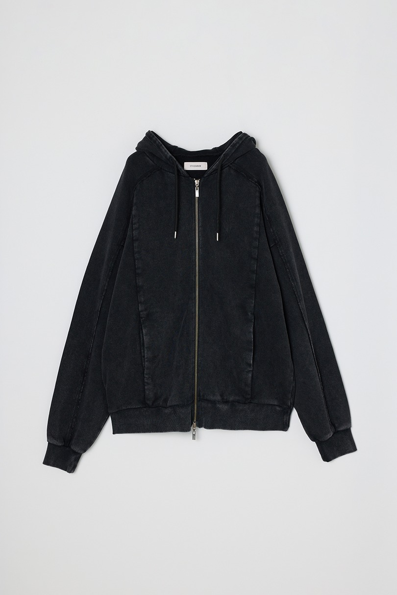 ピグメントジップパーカー 詳細画像 BLK 11