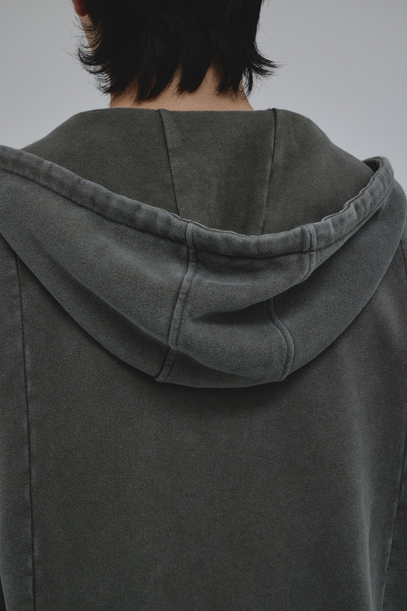 ピグメントジップパーカー 詳細画像 GRY 13