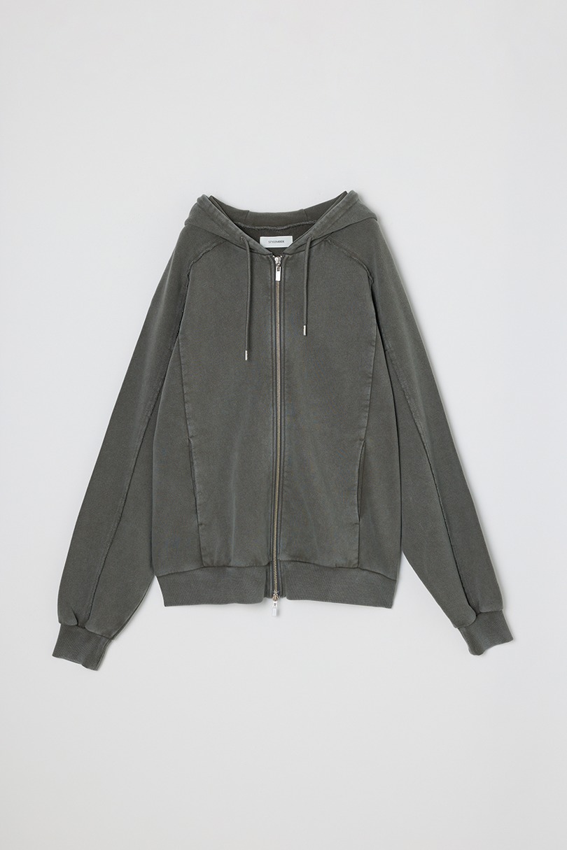 ピグメントジップパーカー 詳細画像 GRY 14