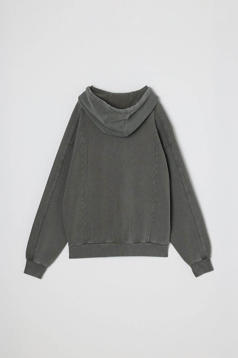 ピグメントジップパーカー 詳細画像 GRY 15