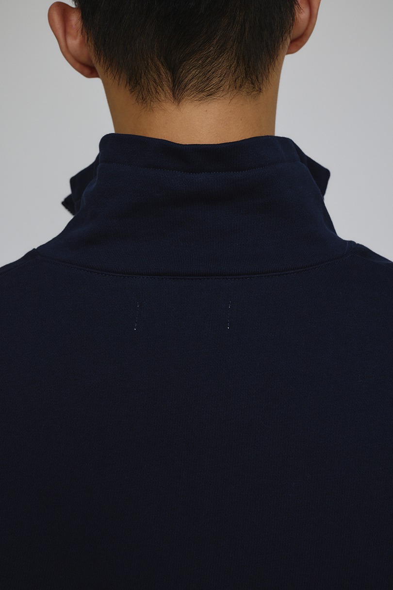 レイヤードハーフジップスウェット 詳細画像 NVY 12