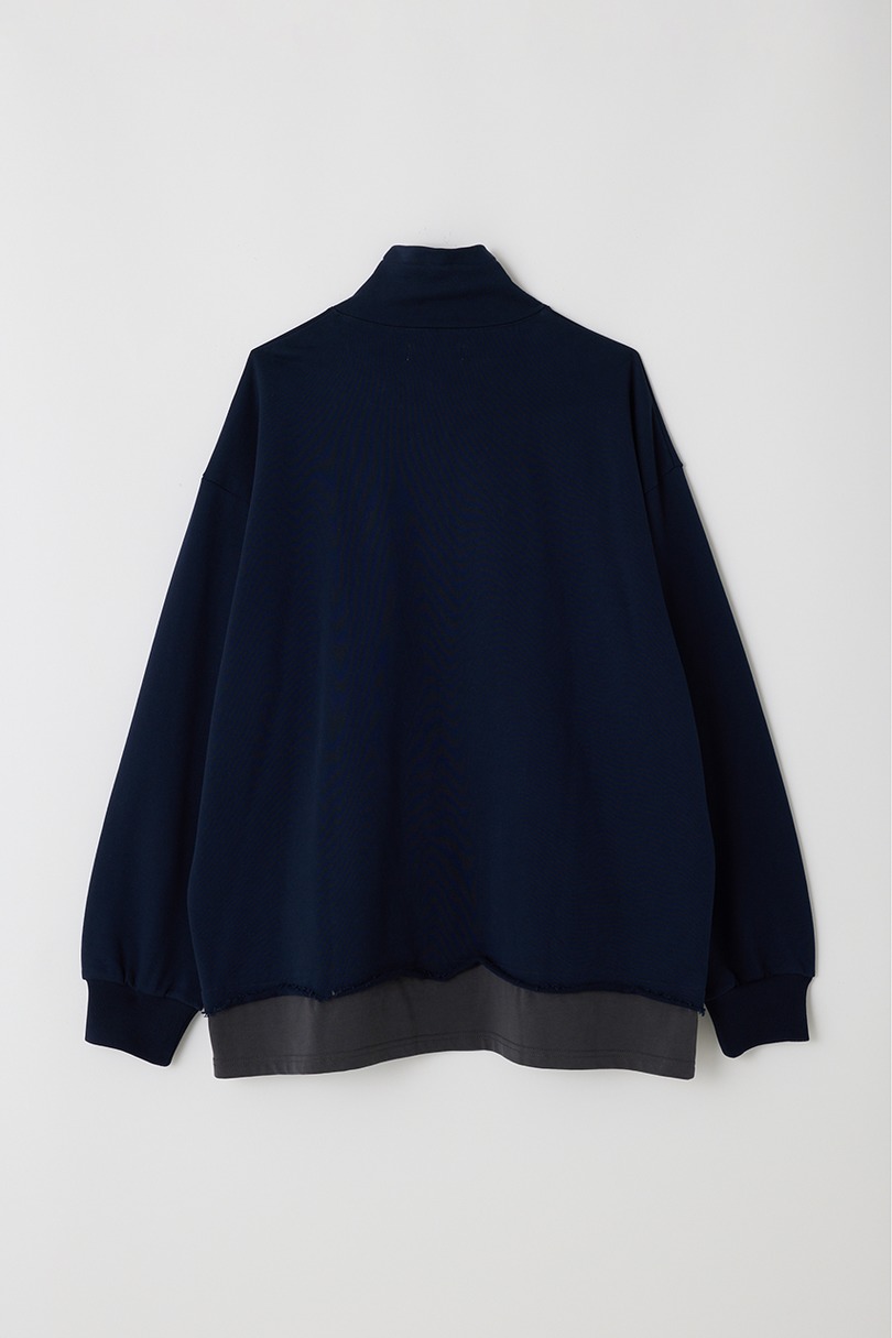 レイヤードハーフジップスウェット 詳細画像 NVY 14