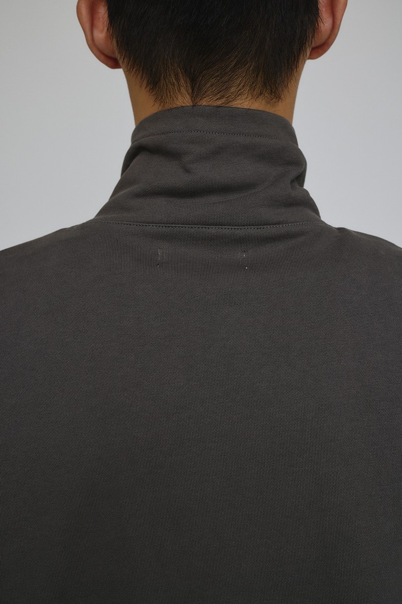 レイヤードハーフジップスウェット 詳細画像 GRY 11