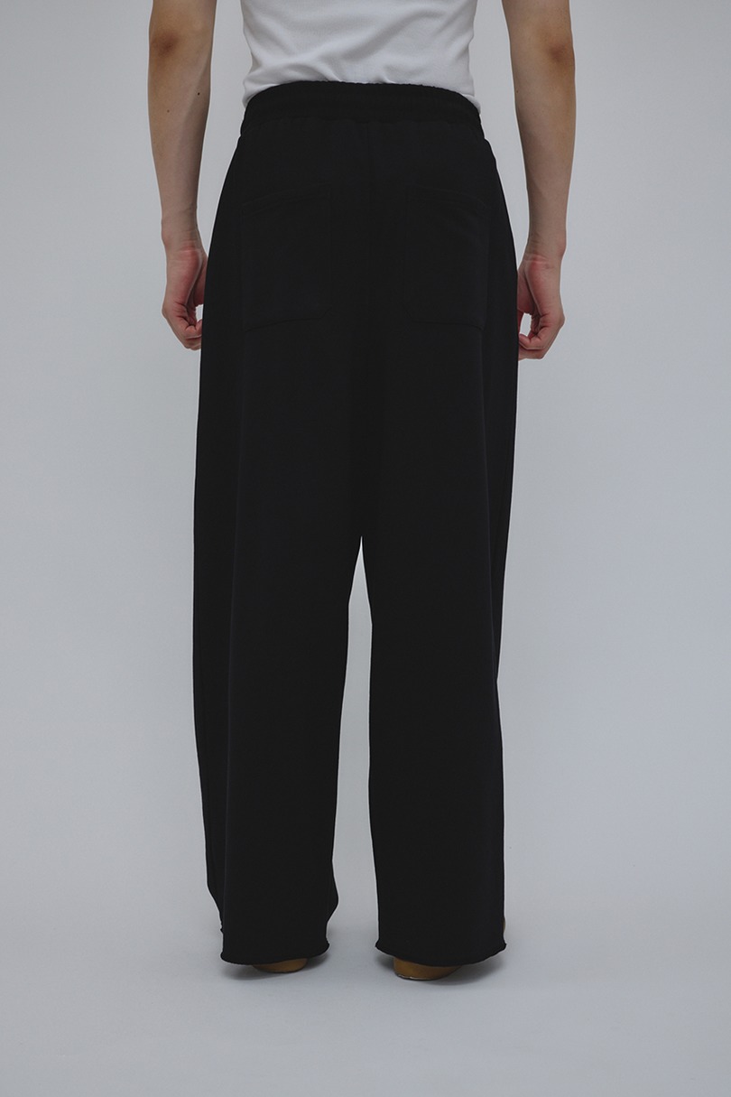 ワイドタックスウェットパンツ 詳細画像 BLK 6