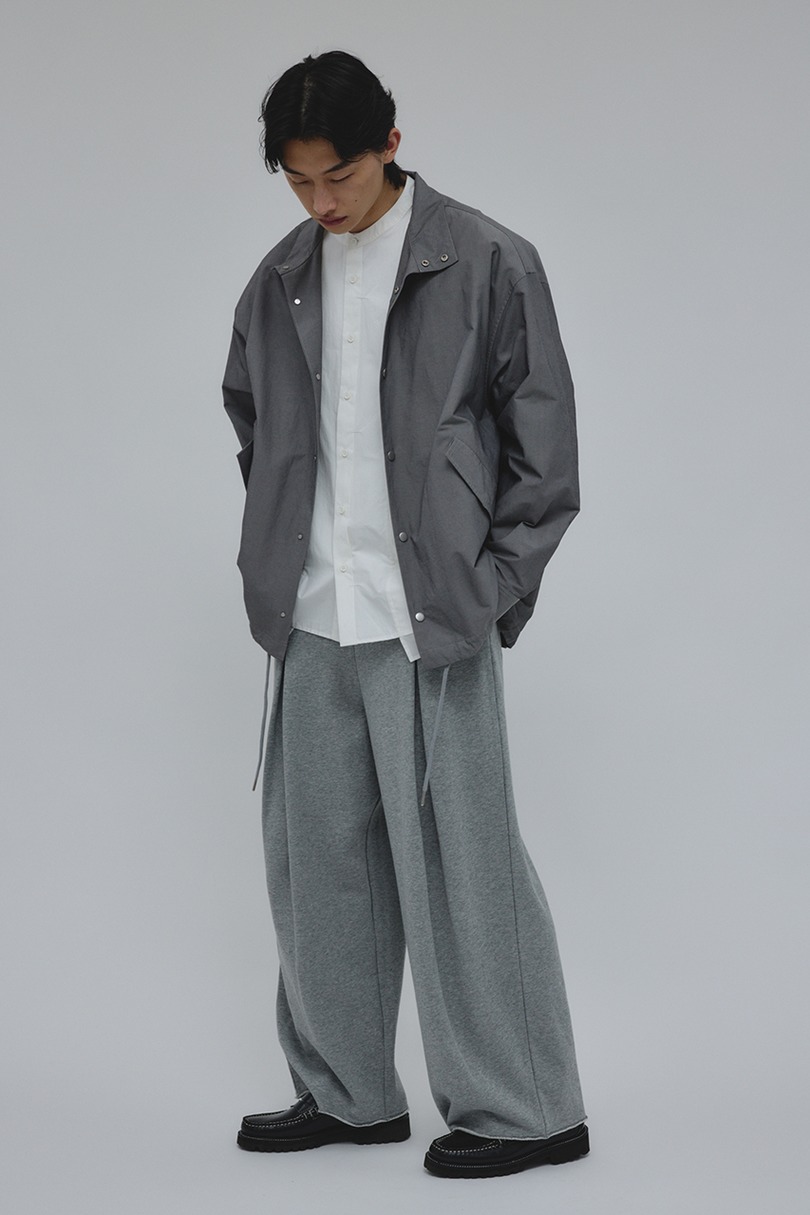 ワイドタックスウェットパンツ 詳細画像 T.GRY 2