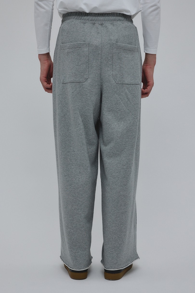 ワイドタックスウェットパンツ 詳細画像 T.GRY 6