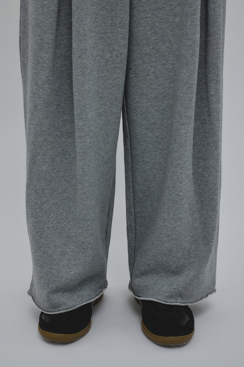 ワイドタックスウェットパンツ 詳細画像 T.GRY 7