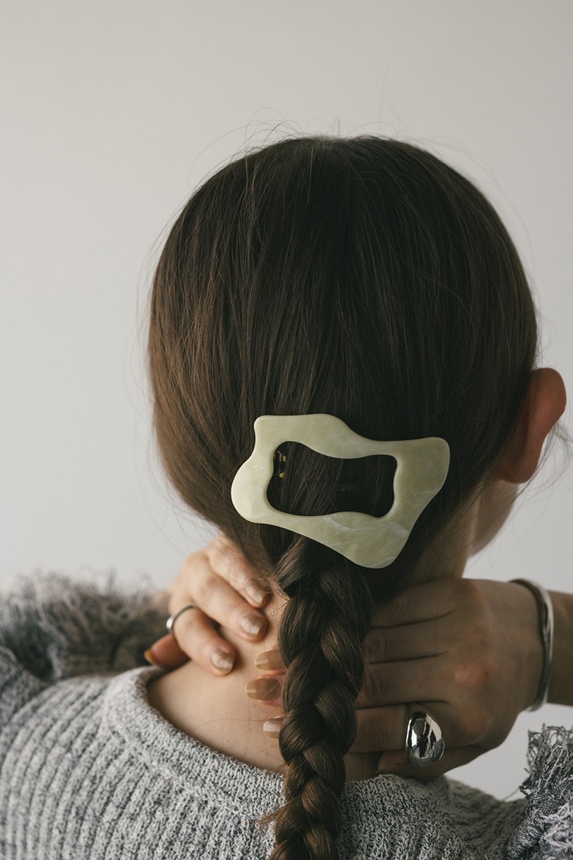 マーブルバレッタ 詳細画像 IVOY 3