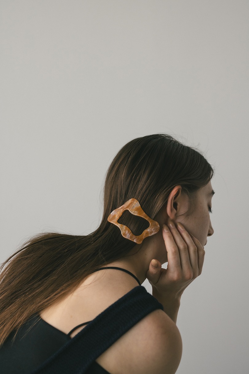 マーブルバレッタ