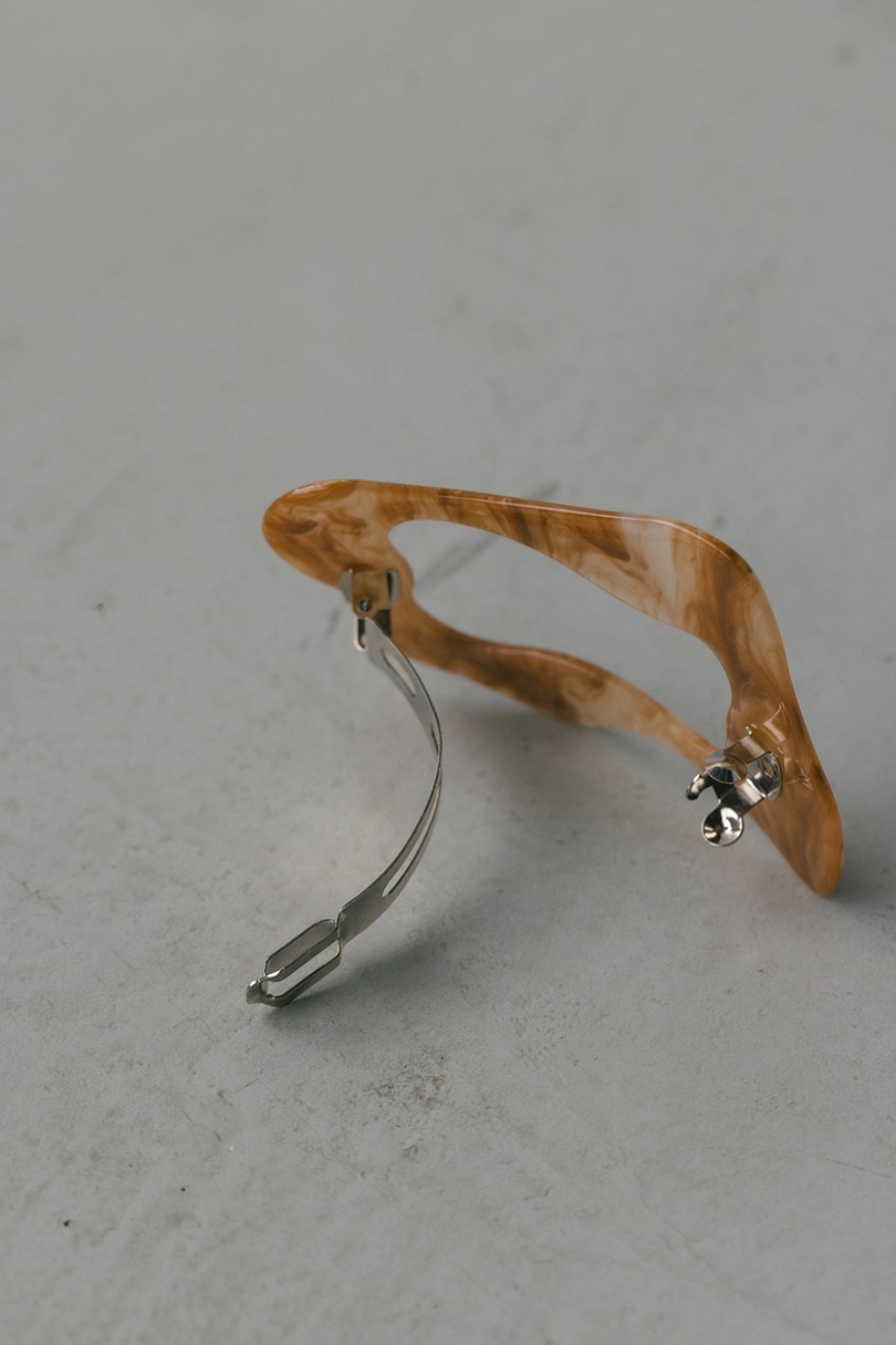 マーブルバレッタ 詳細画像 BRN 14