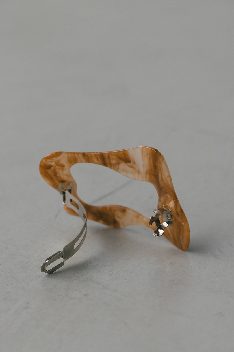 マーブルバレッタ 詳細画像 BRN 15