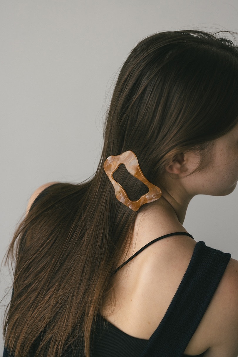 マーブルバレッタ 詳細画像 BRN 2