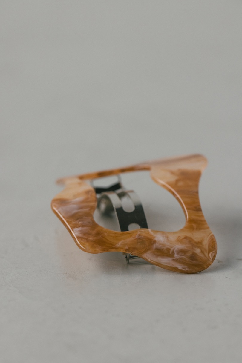 マーブルバレッタ 詳細画像 BRN 7