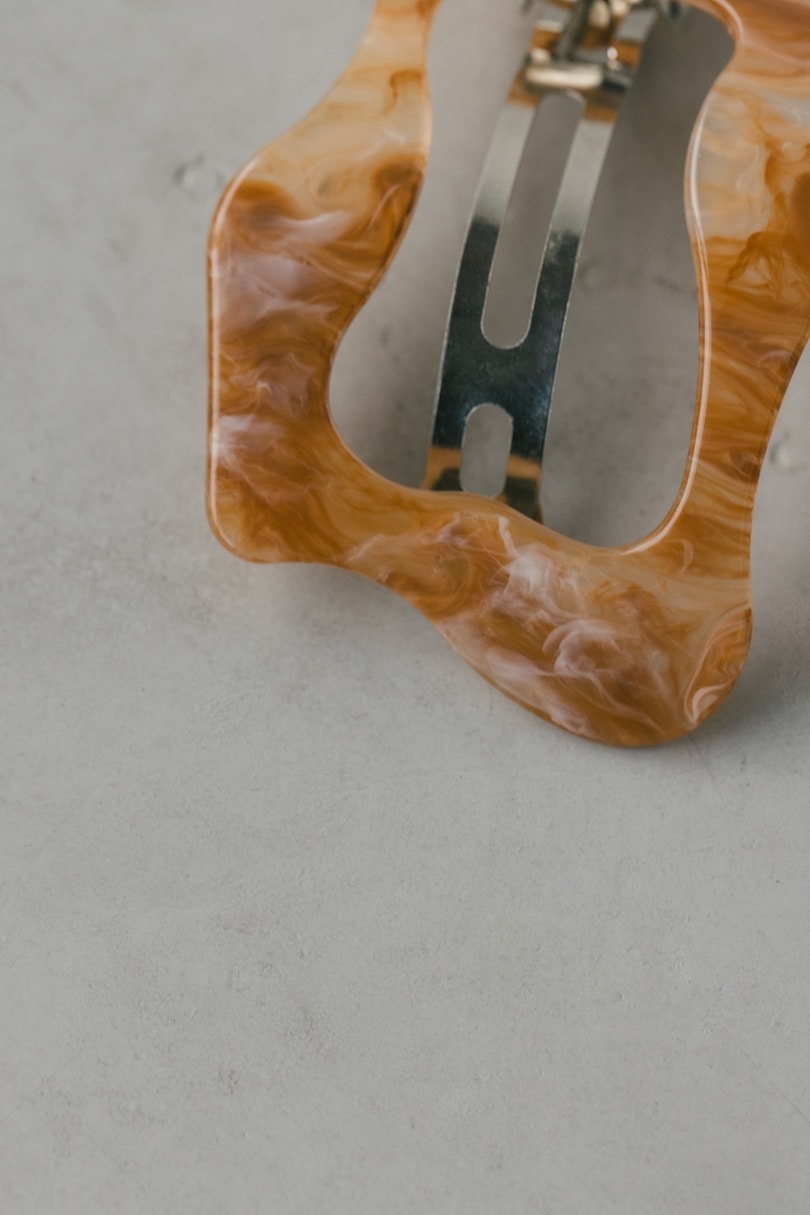 マーブルバレッタ 詳細画像 BRN 9