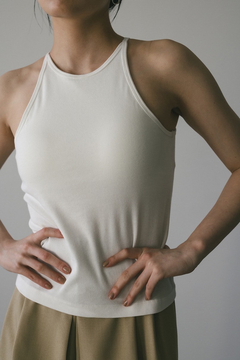 カップ付きアメスリタンク 詳細画像 WHT 5