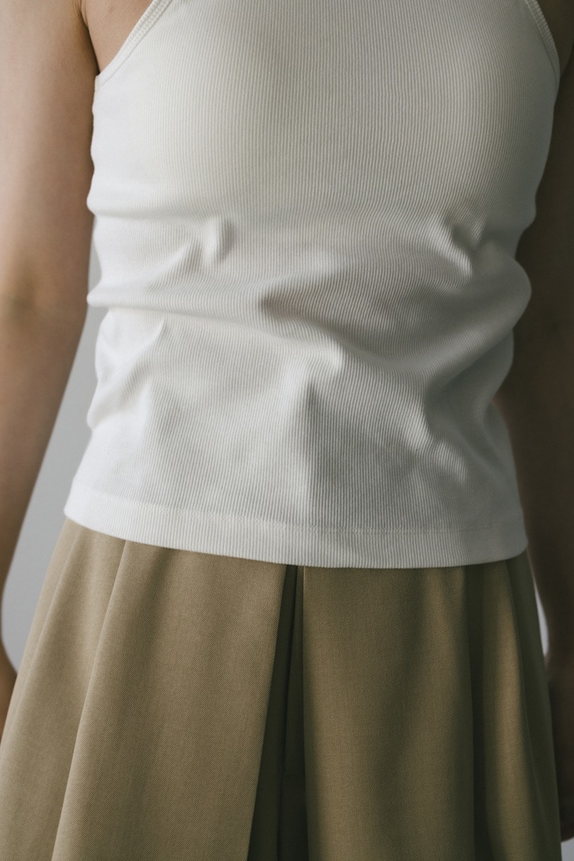 カップ付きアメスリタンク 詳細画像 WHT 9