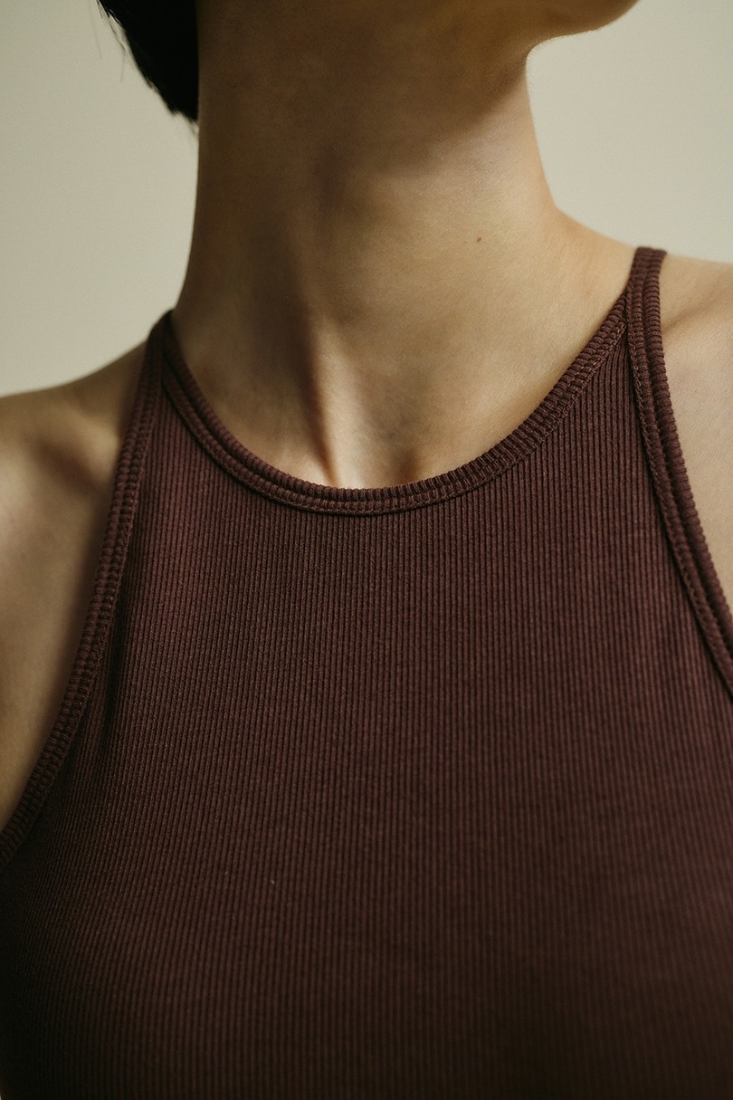 カップ付きアメスリタンク 詳細画像 BRN 8