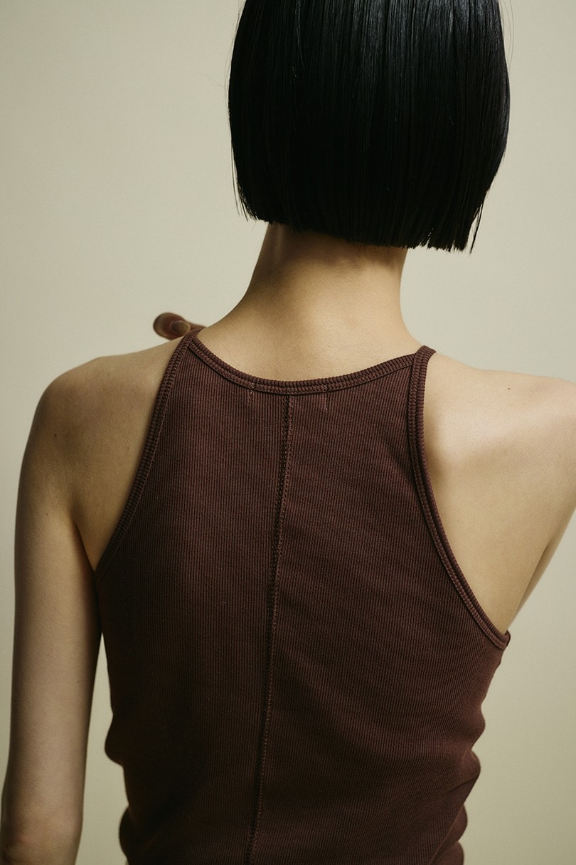 カップ付きアメスリタンク 詳細画像 BRN 9