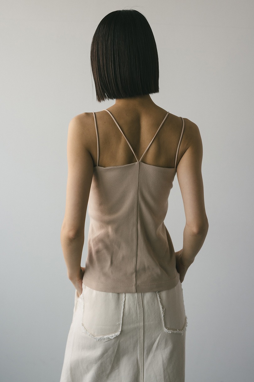 カップ付きデザインキャミソール 詳細画像 BEG 7