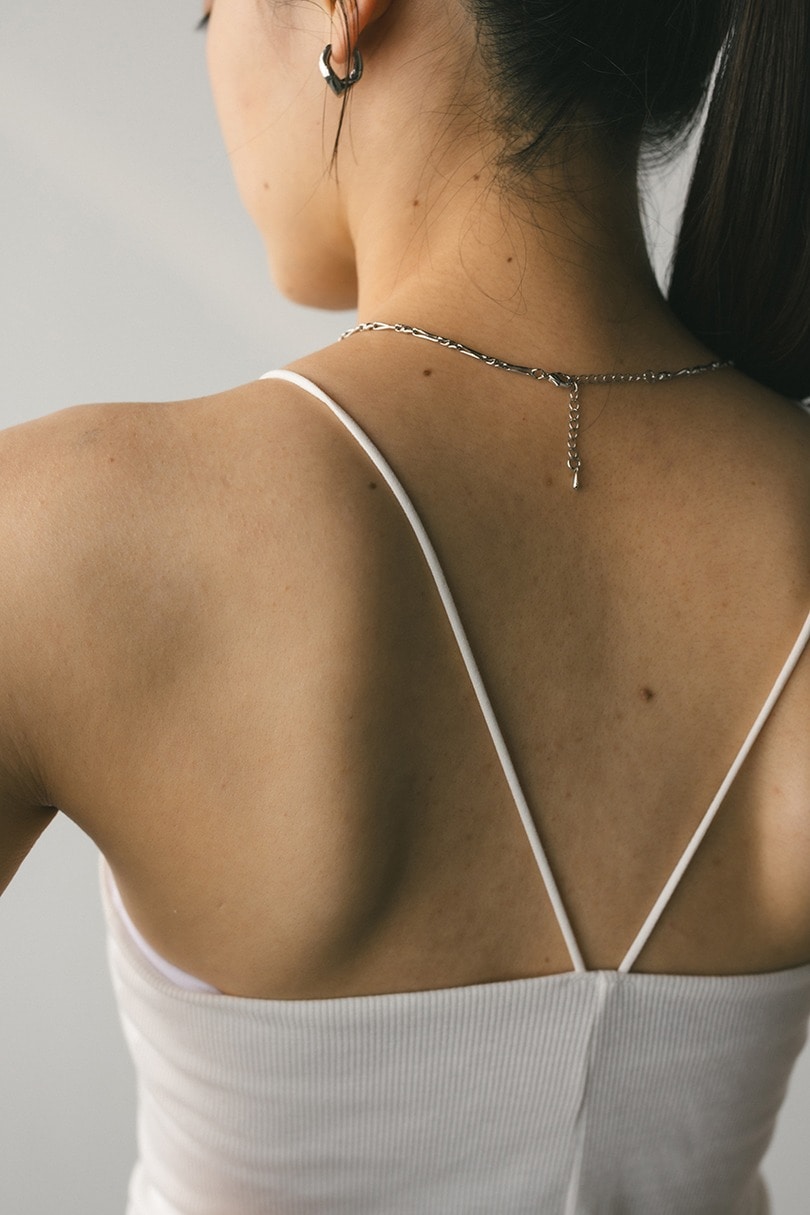 カップ付きアメスリキャミ 詳細画像 WHT 5