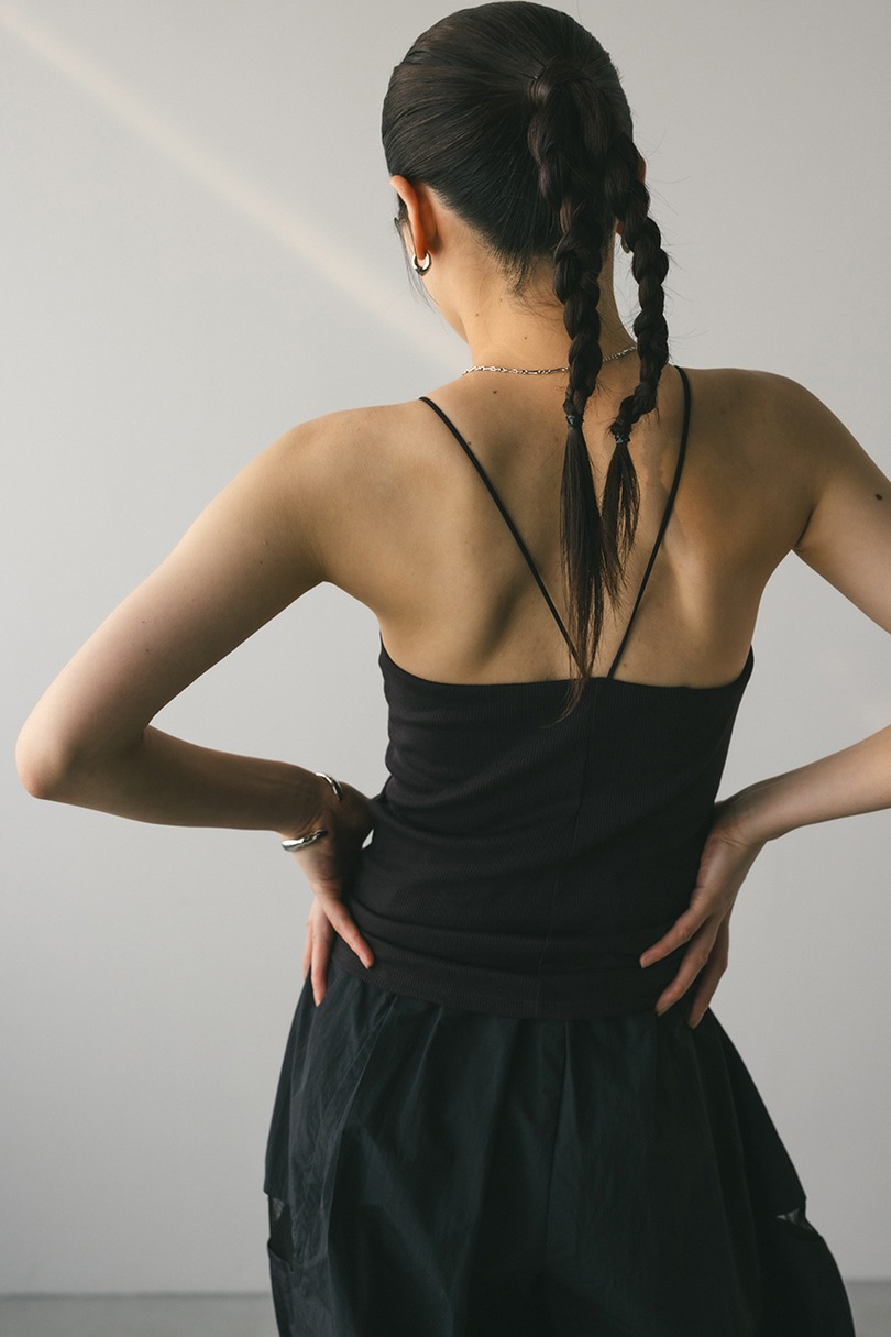 カップ付きアメスリキャミ 詳細画像 D/BRN 2