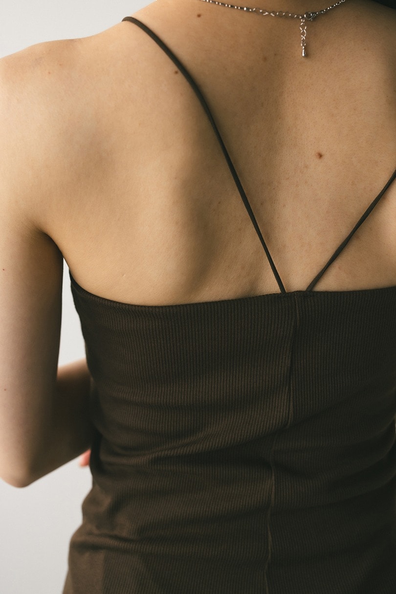 カップ付きアメスリキャミ 詳細画像 KHA 8