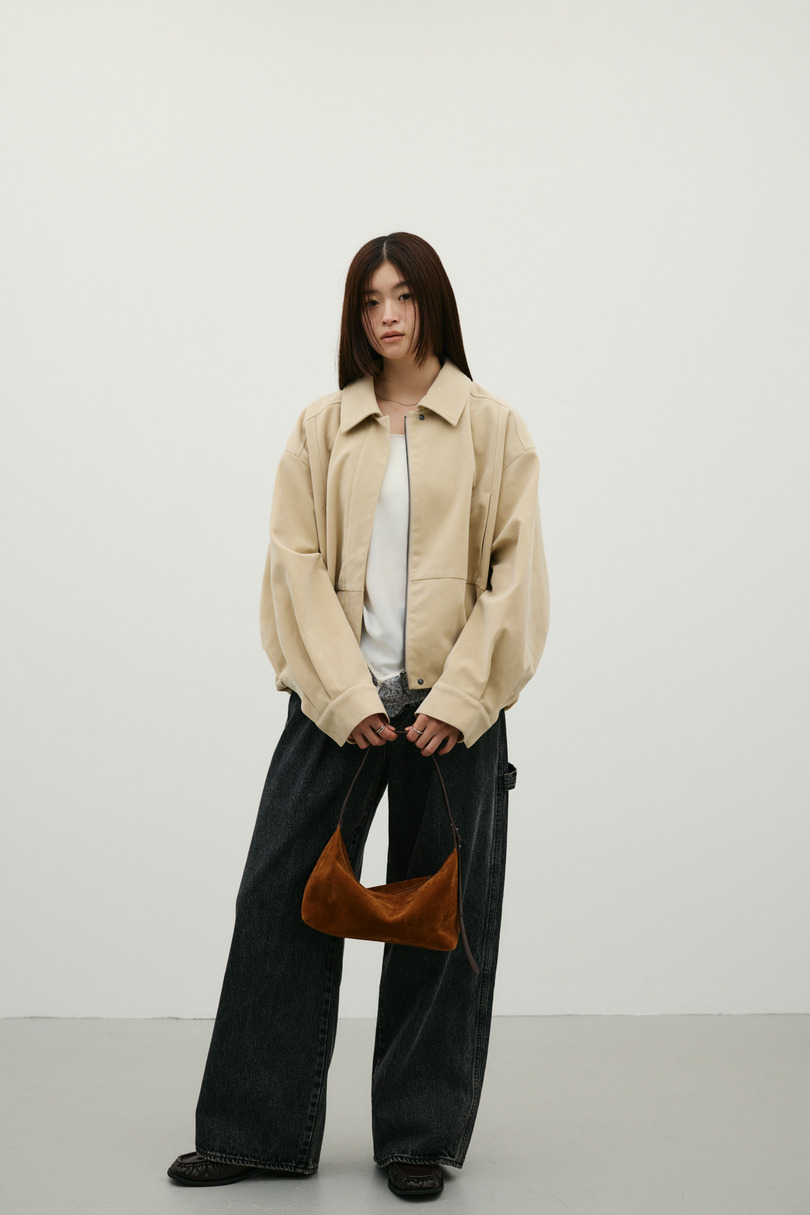 フェイクスウェードフォルムジャケット 詳細画像 BEG 2