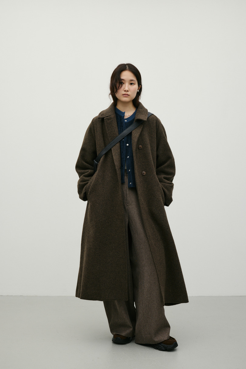 2WAYウールロングコート