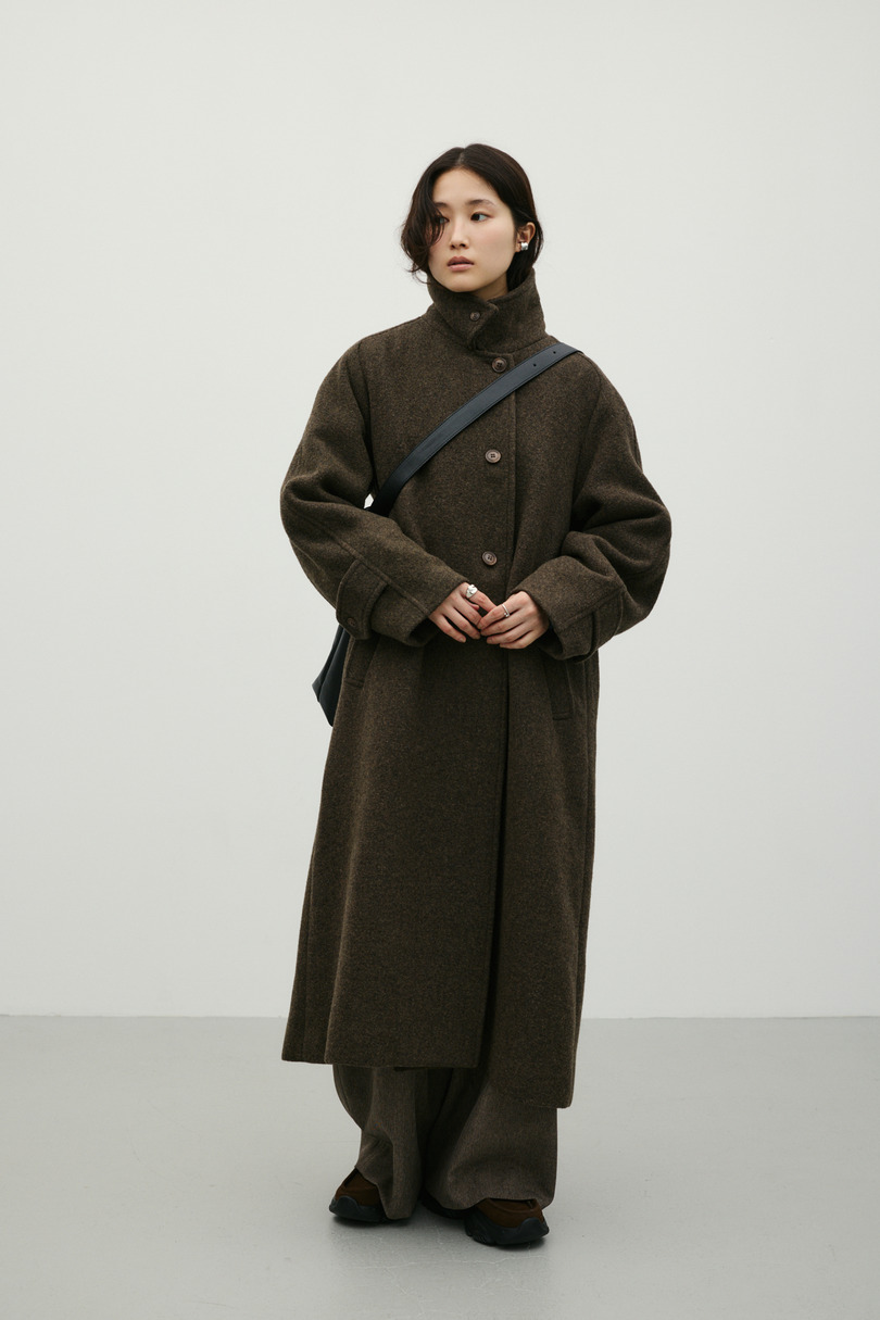2WAYウールロングコート 詳細画像 BRN 2