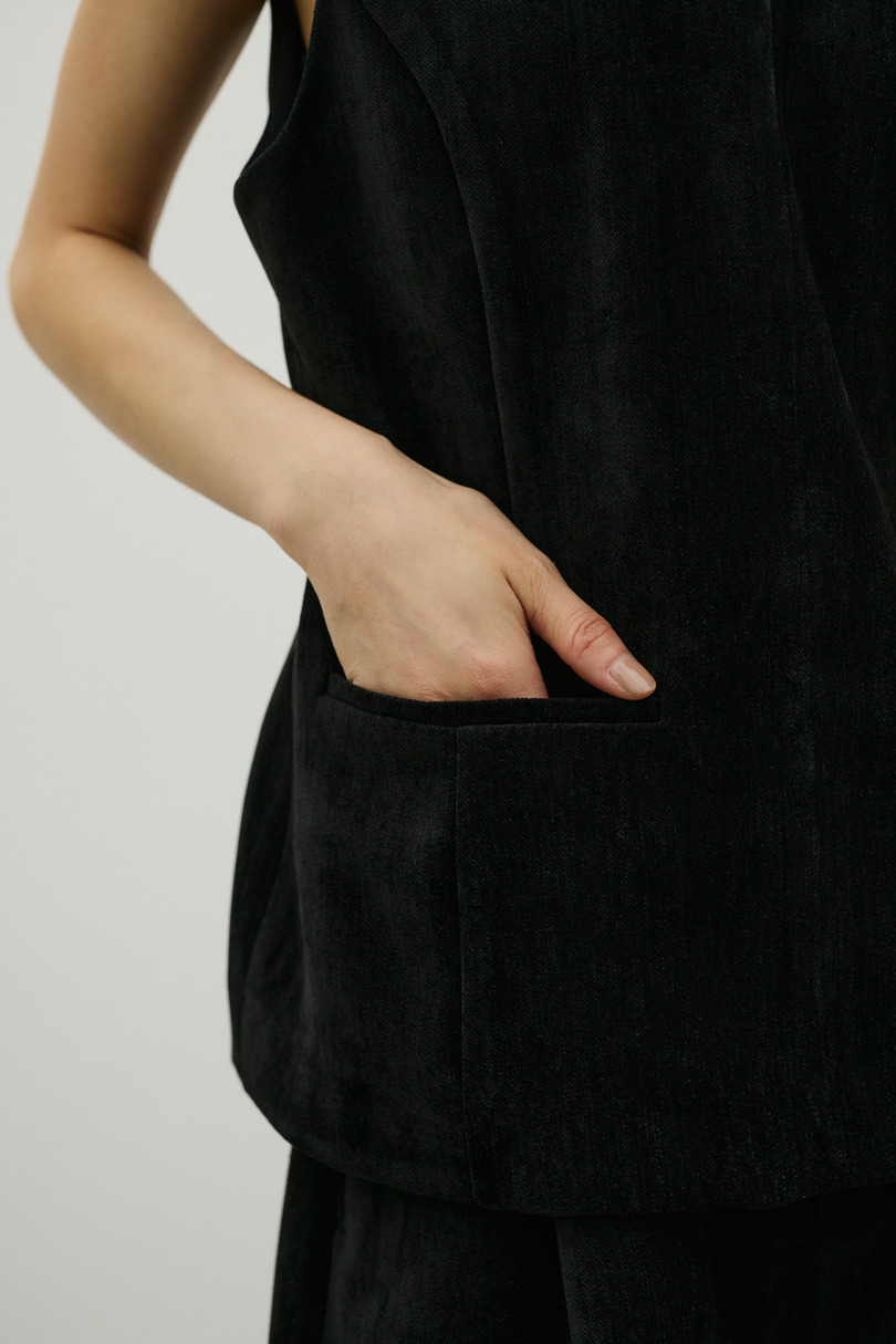 ベロアフォルムベストトップ 詳細画像 BLK 12