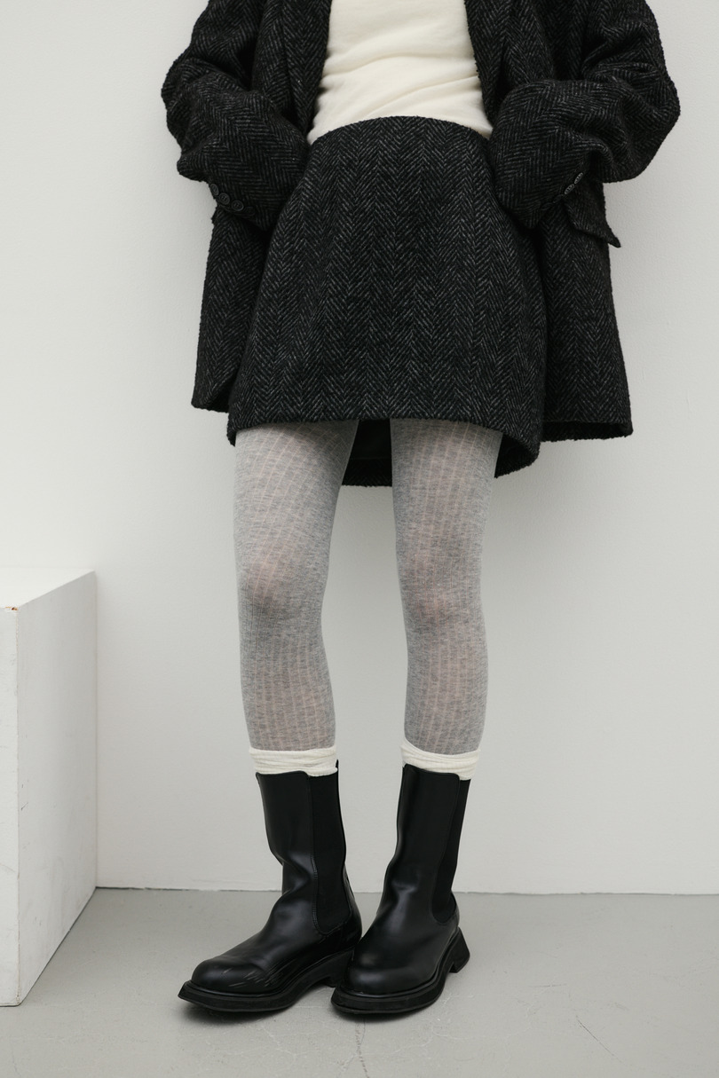 ヘリンボーンミニスカート