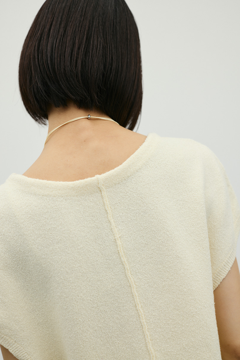 2WAYブークレーニットトップ 詳細画像 WHT 11