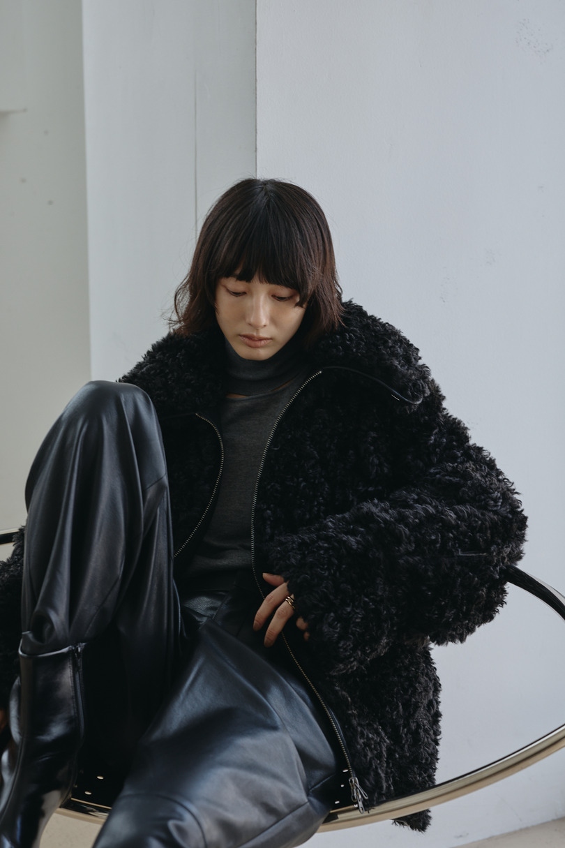 パッファーボアブルゾン 詳細画像 BLK 4