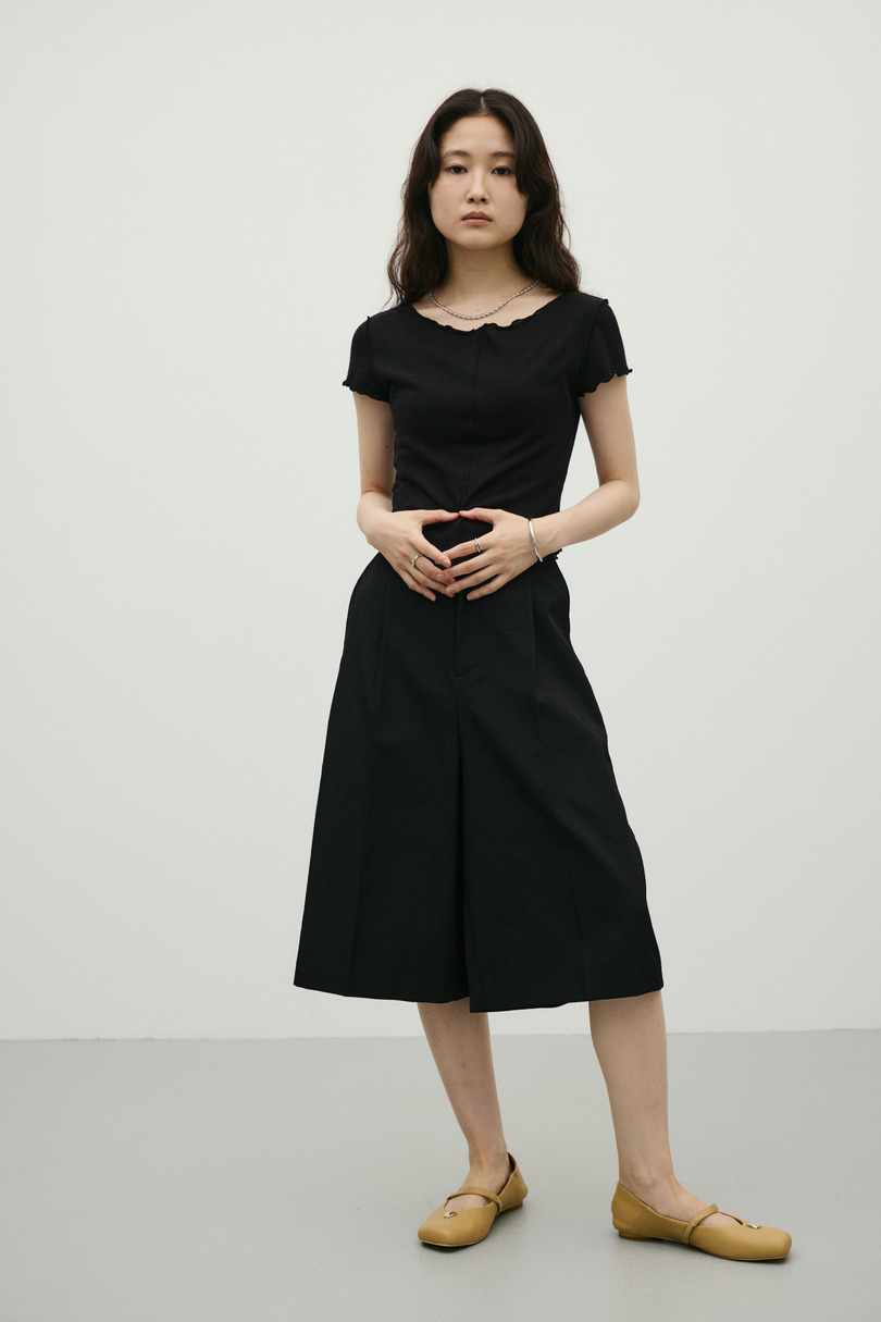 バックタックハーフパンツ 詳細画像 BLK 4