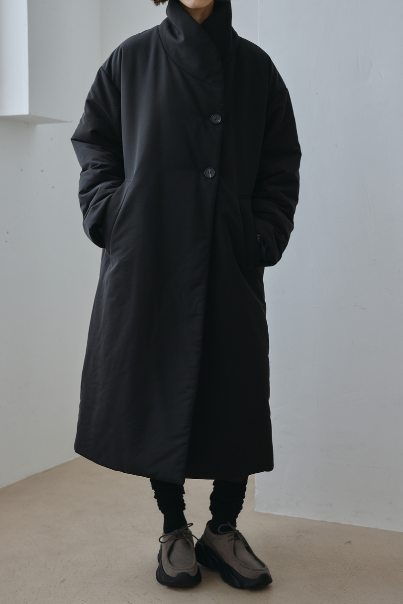 パッファーロングコート 詳細画像 BLK 2