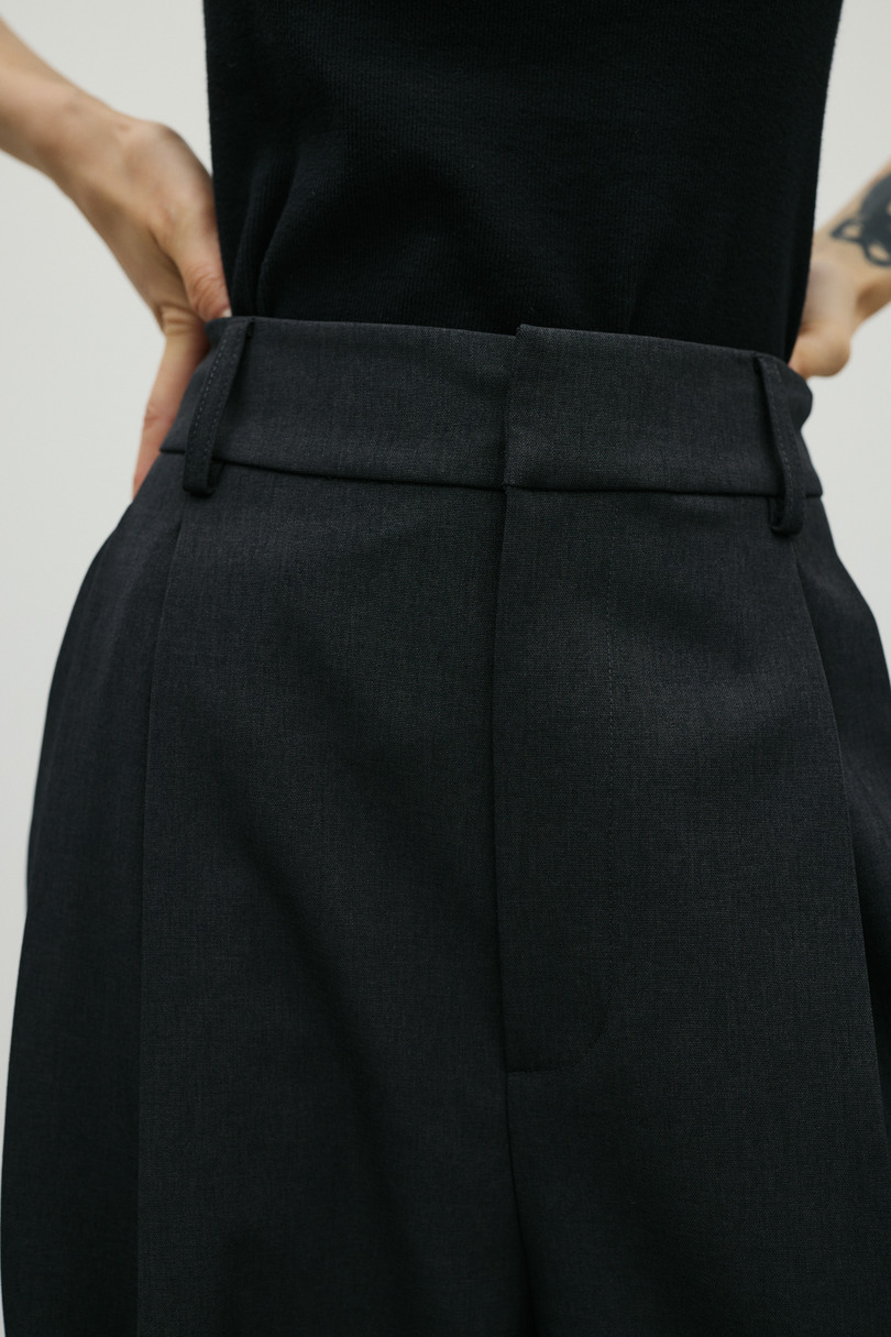 ベーシックツータックパンツ 詳細画像 GRY 8