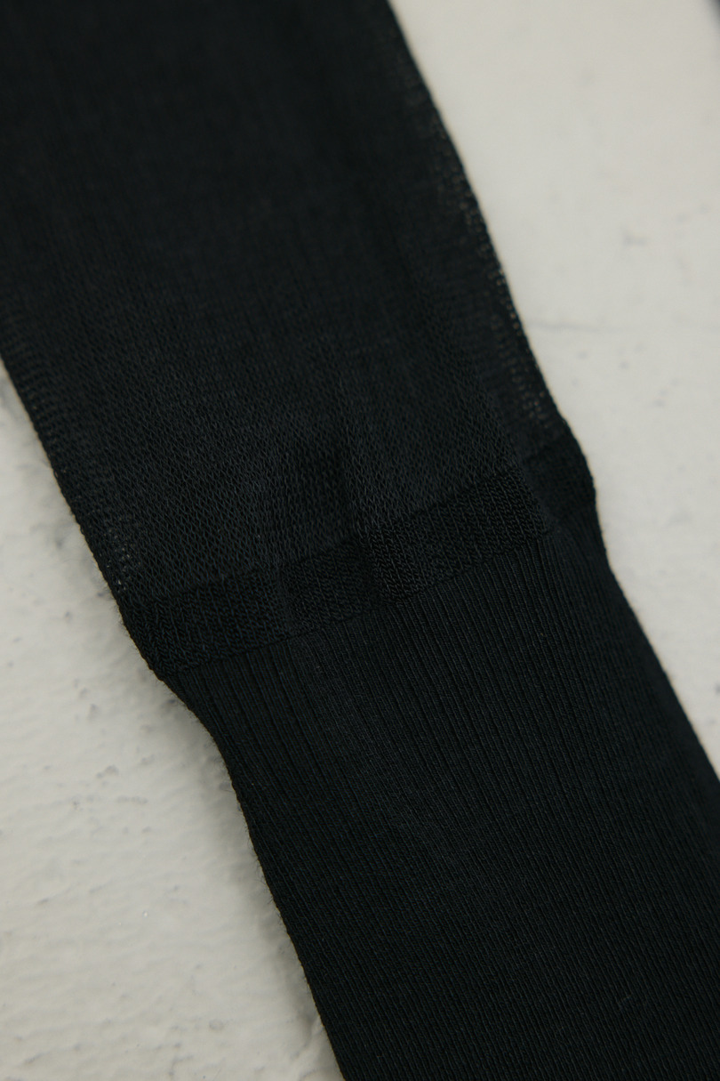 シアーロングソックス 詳細画像 BLK 3