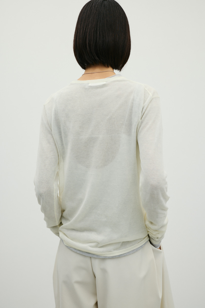 シアースキンニットトップ 詳細画像 IVO 6