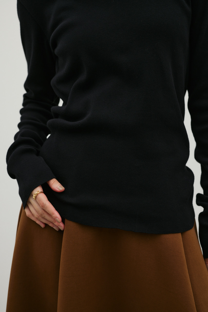 UネックロンT 詳細画像 BLK 7