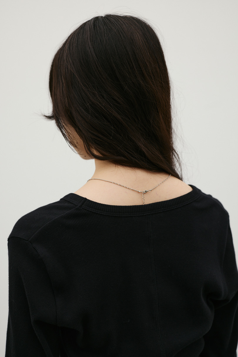 UネックロンT 詳細画像 BLK 8
