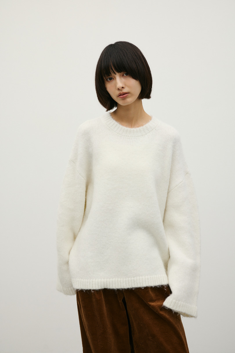 シャギールーズニットトップ