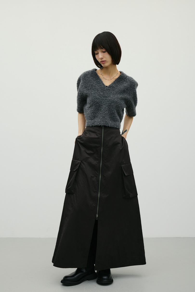 ブークレーショートニット 詳細画像 C.GRY 2
