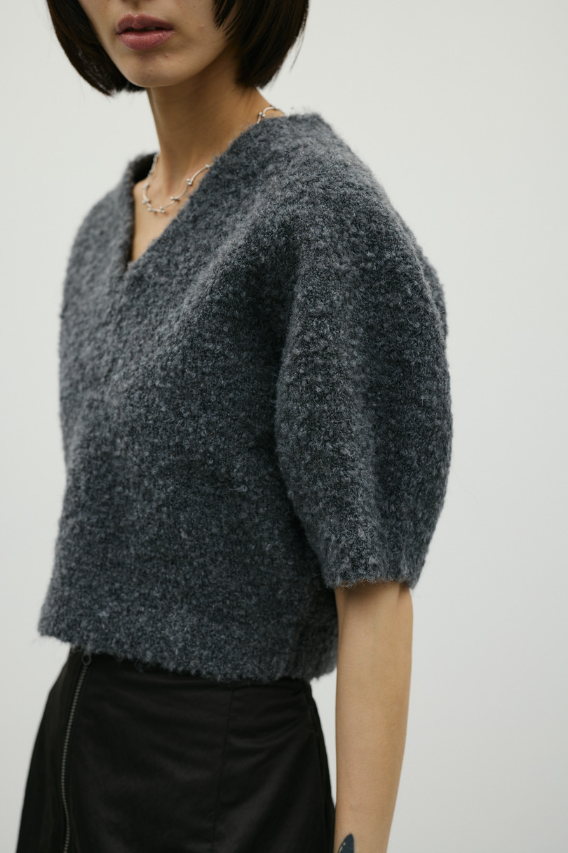 ブークレーショートニット 詳細画像 C.GRY 6
