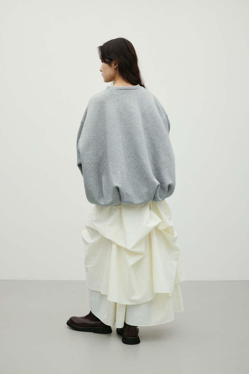 フロントジップダンボールスウェット 詳細画像 GRY 3