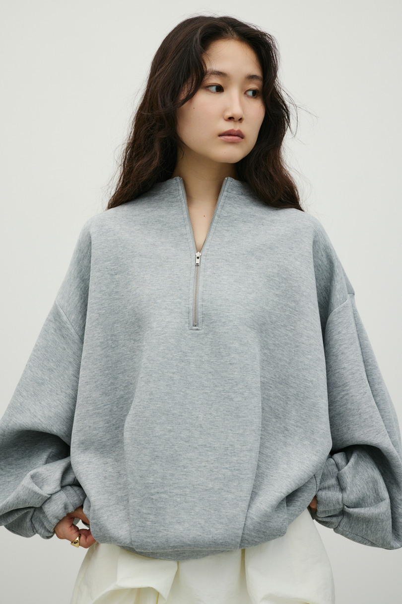 フロントジップダンボールスウェット 詳細画像 GRY 6