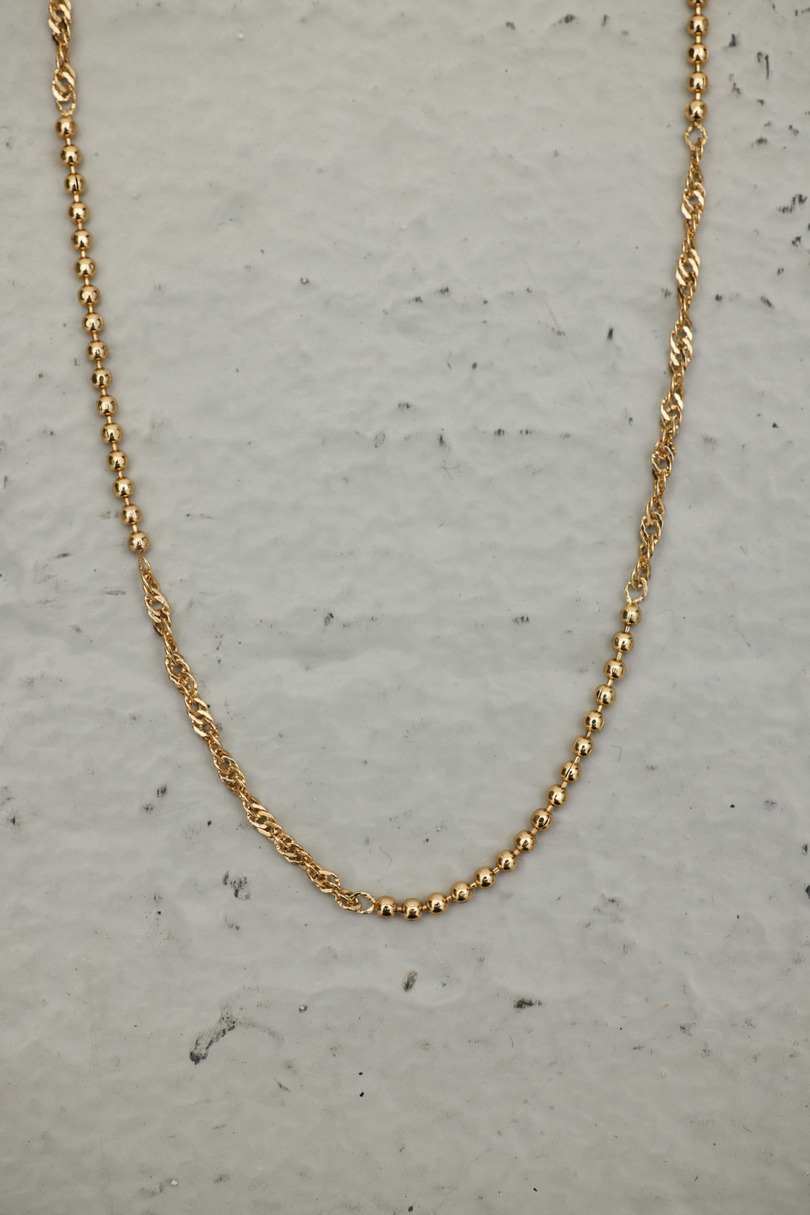 ランダムチェーンネックレス 詳細画像 GLD 2