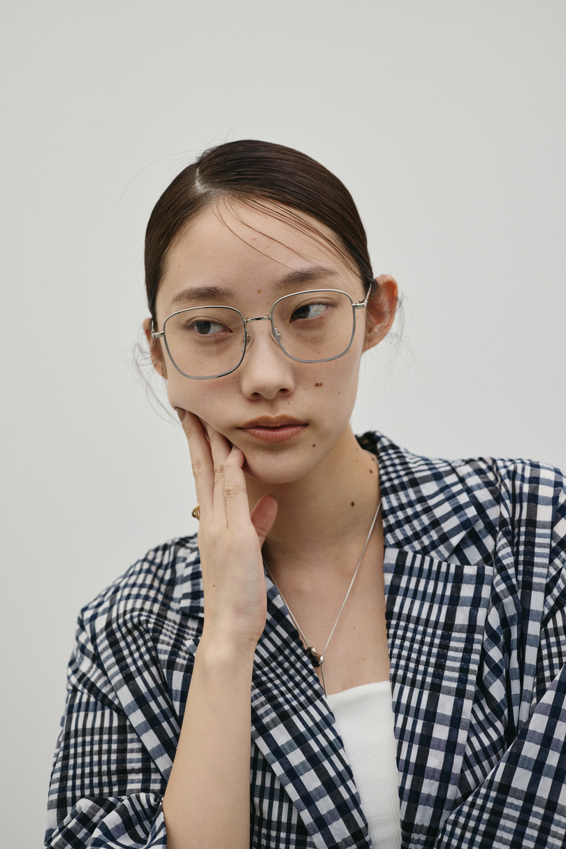 【noeyedia】メタルフレームクリアアイウエア